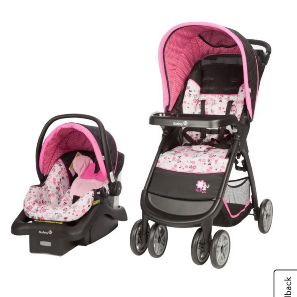 Minnie Mouse car seat & stroller
